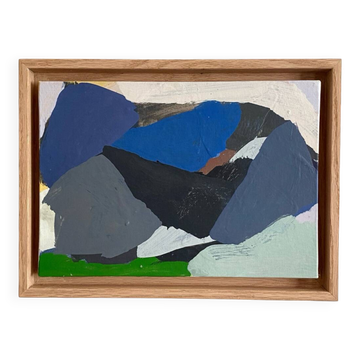 Acrylique sur carton toilé