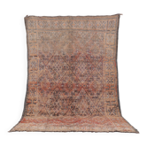 Tapis marocain vintage 195 x 305 cm - Tapis en laine berbère - Tapis bohème fait main