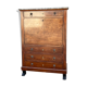 Secretary to abattant in mahogany period consulate xix eme century