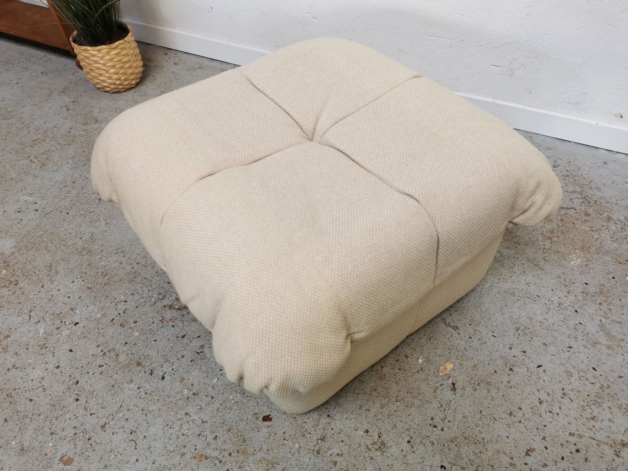 Pouf Gao by Jean Paul Laloy for Cinna vintage design 1970