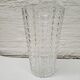 Chiseled glass vase 1960s
