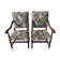 Paire de fauteuils Louis XIII