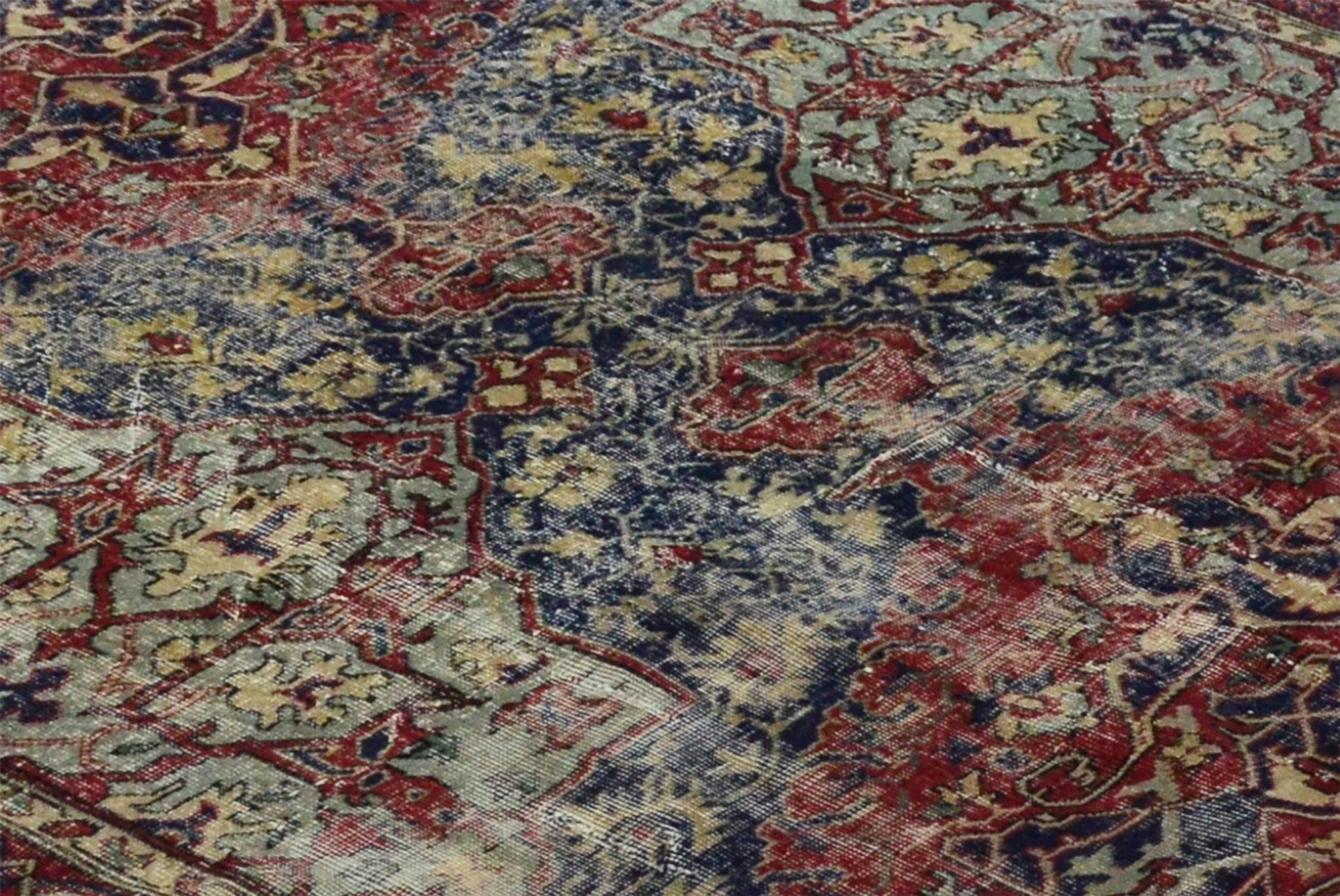 Anatolian handmade vintage rug 315 cm x 185 cm