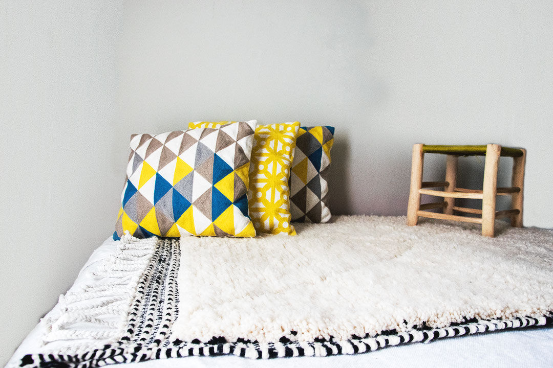 Beni ouarain carpet 100% wool 115x170