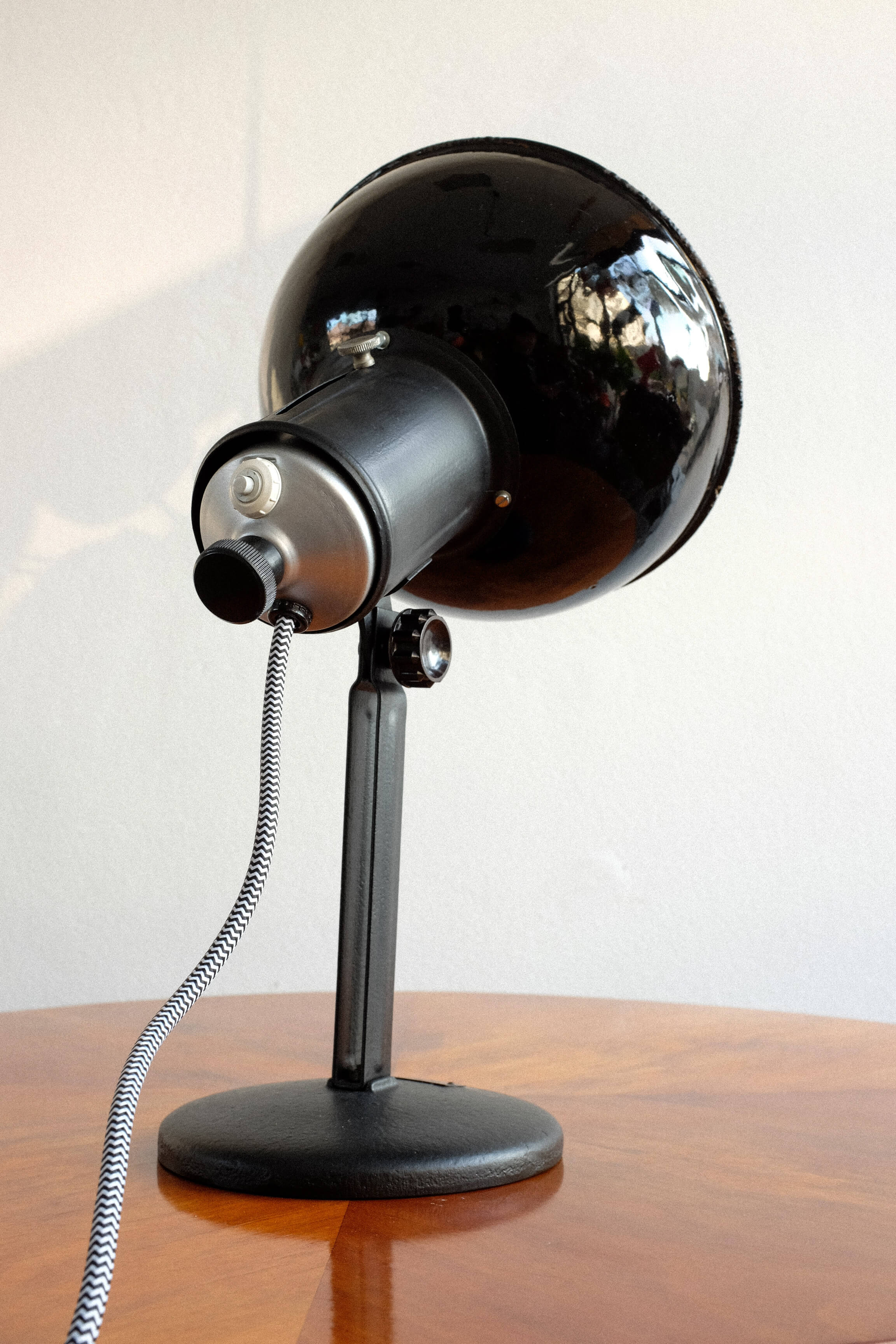 Czechoslovakian industrial adjustable table lamp, 1960s
