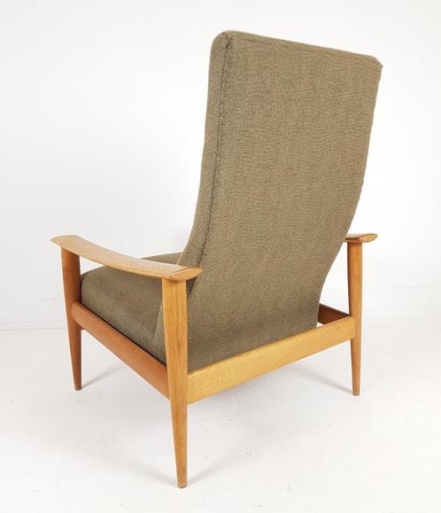 Fauteuil Danois Vintage Ajustable | fauteuil relax vert