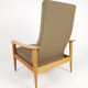 Fauteuil Danois Vintage Ajustable | fauteuil relax vert