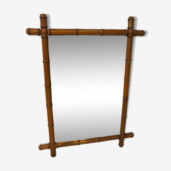 Bamboo mirror 69x92cm