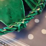 vintage fruit cup in braided ceramic