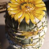 Vase and ceramic cup in fabrics