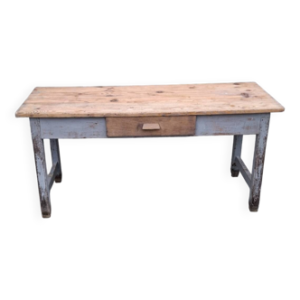 Trade table, farmhouse 1 drawer