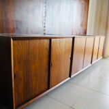 Système d’étagère Poul Cadovius Royal system en palissandre