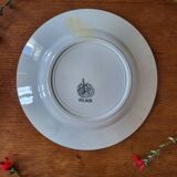 Old Earthenware Plate Moulin des Loups & Hamage Wilbur Model