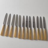 Set de 12 couteaux en bakélite et inox