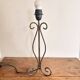 Table Lamp Wrought Iron Style Rustic Neoclassical Chic Art Deco Volutes