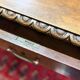 Large antique carved wooden desk in Renaissance style