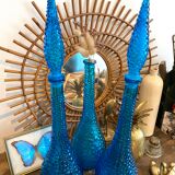 Turquoise blue Empoli decanter