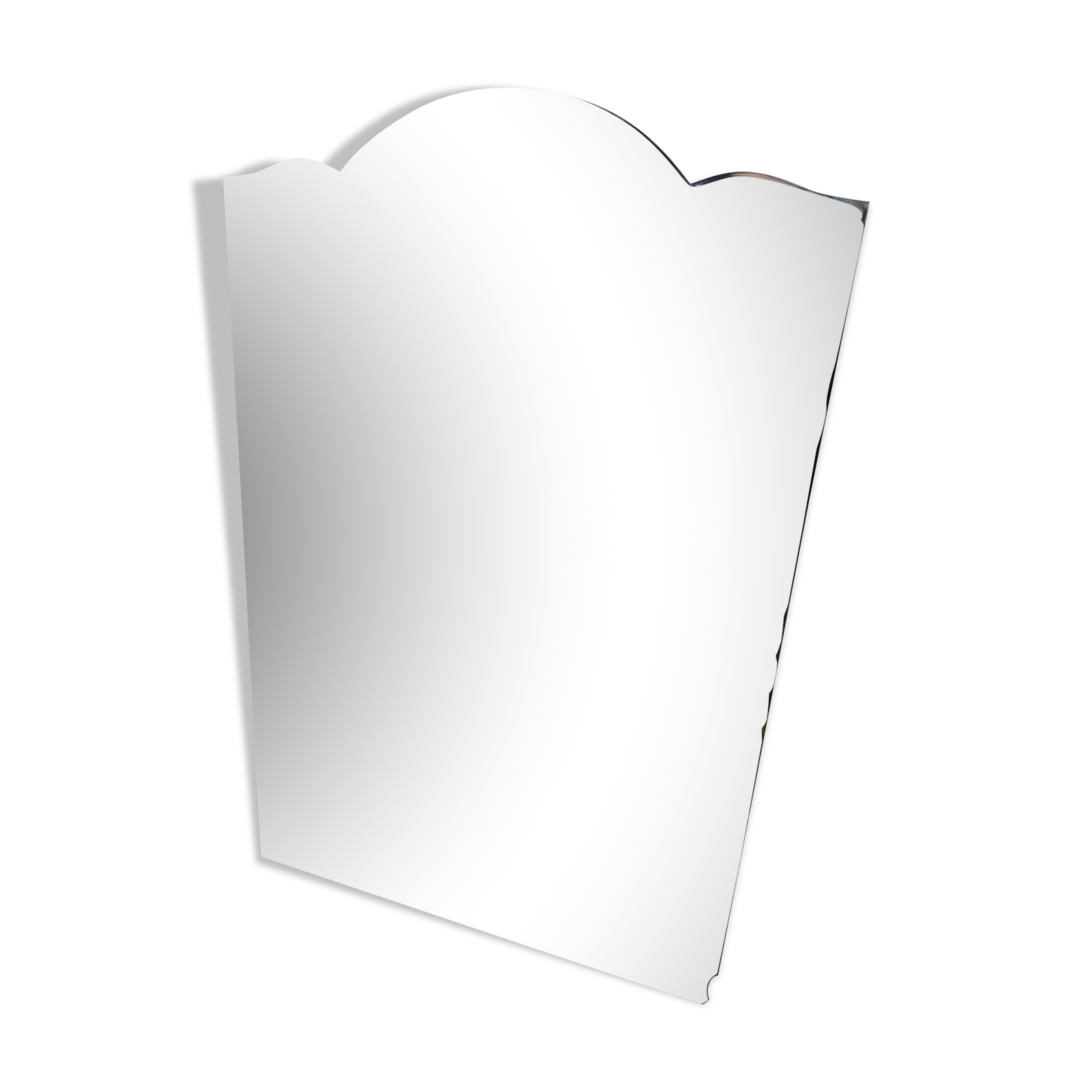 Beveled art deco mirror - 84x56cm