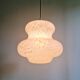 Large Space Age pendant light in speckled glass, Peill & Putzler, 1970s