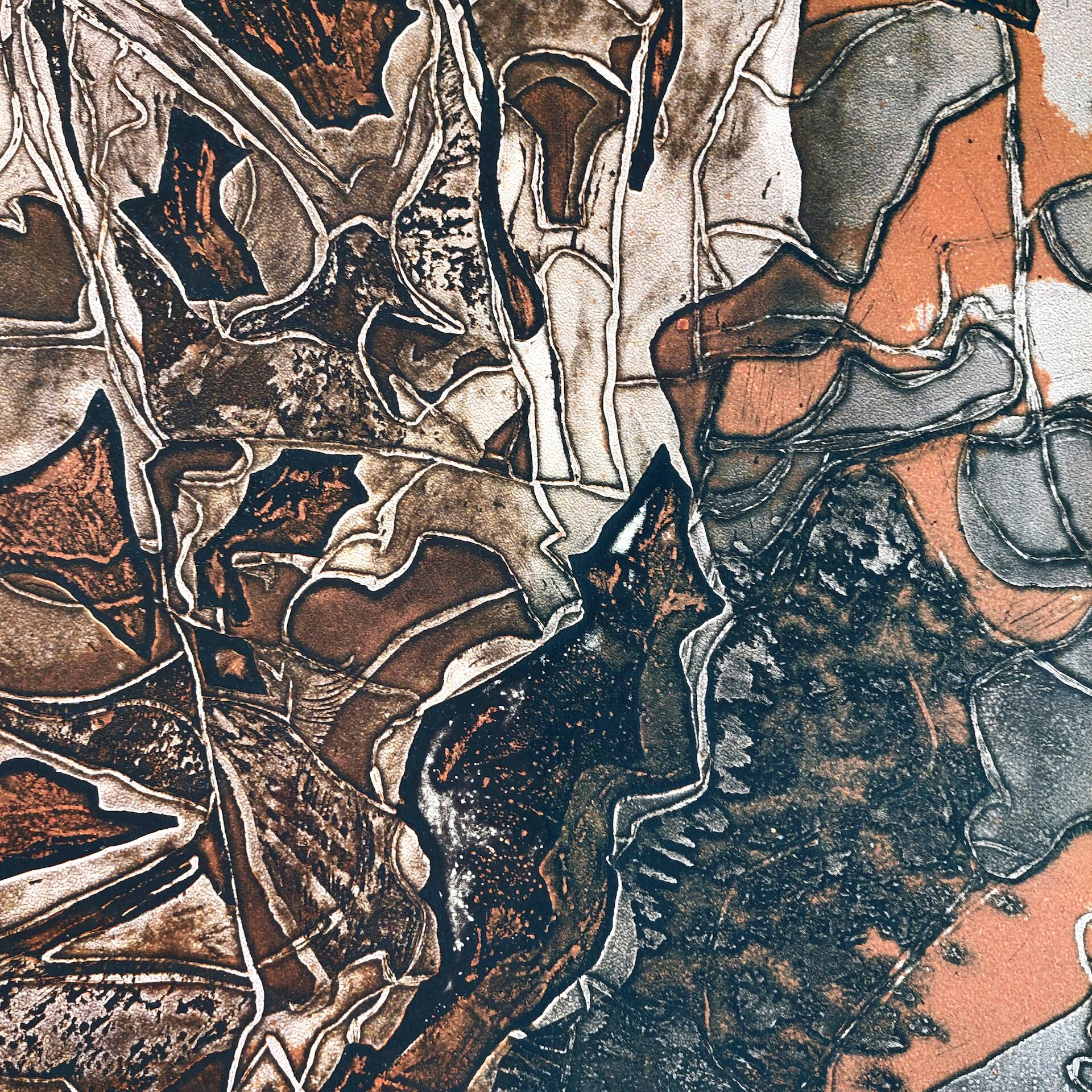Lithograph of "Israel" by Joelle SERVE, signed