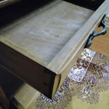 Art Nouveau oak dessert