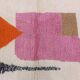 Tapis en laine pure fait main artisanale taille 140 x 260 cm