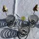 Lot de 7 cocotiers diabolo métal design