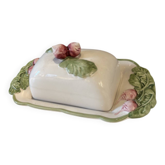 Slop bowl butter dish