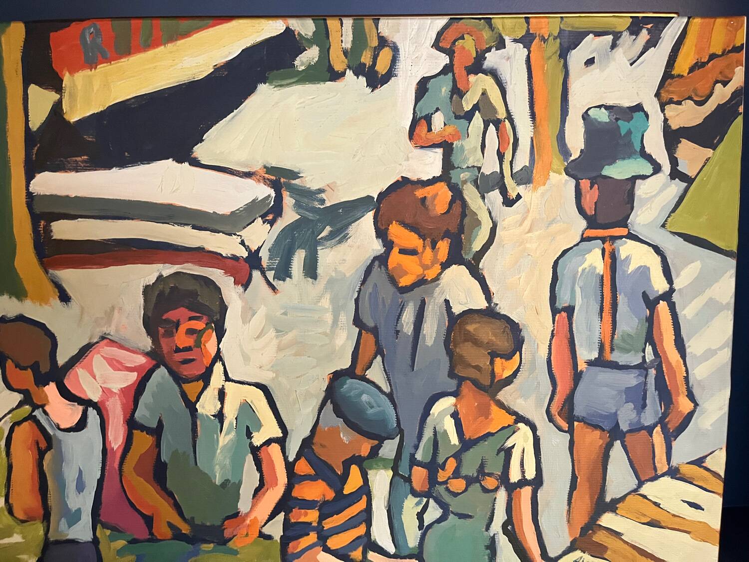 Painting by the painter Aymery Rolland