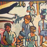 Painting by the painter Aymery Rolland