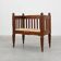 Large Arts & Crafts oak side chair, Belgium ca. 1915
