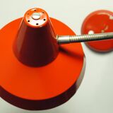 Vintage vermilion desk lamp