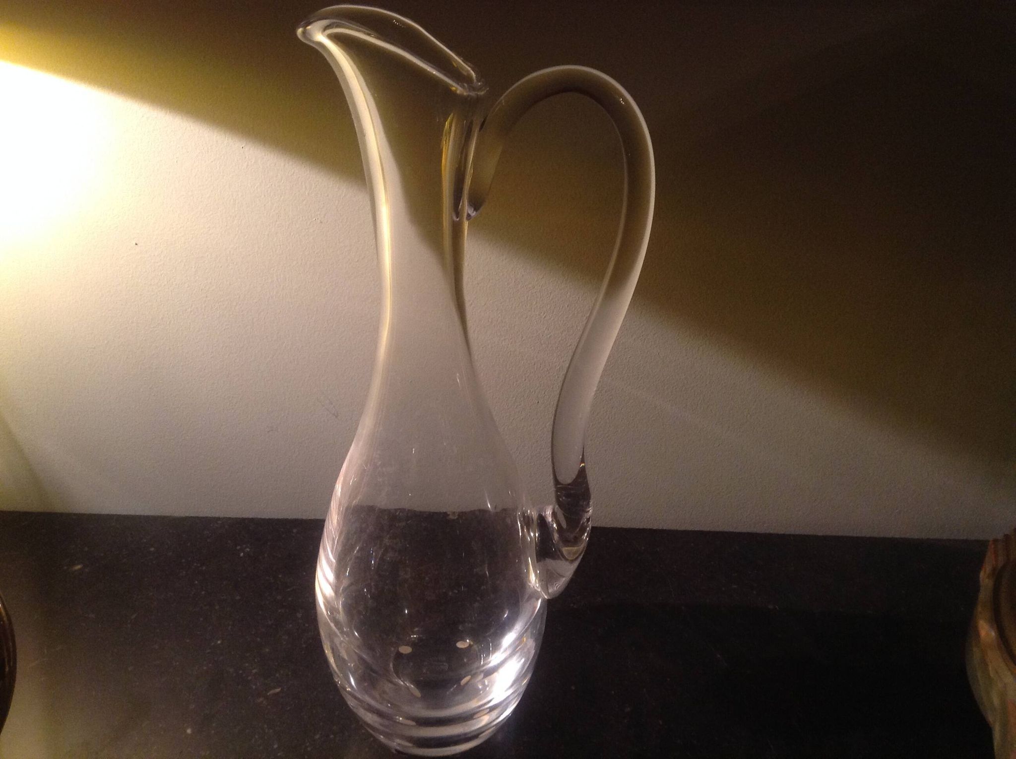 Sevres crystal carafe jug