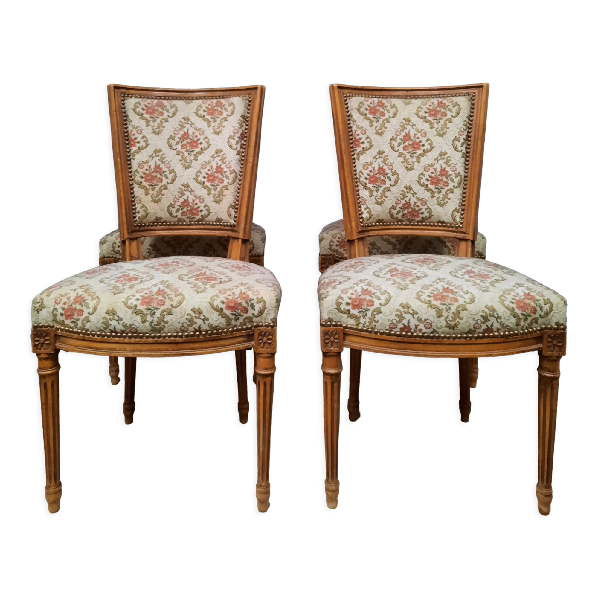4 Louis XVI style chairs