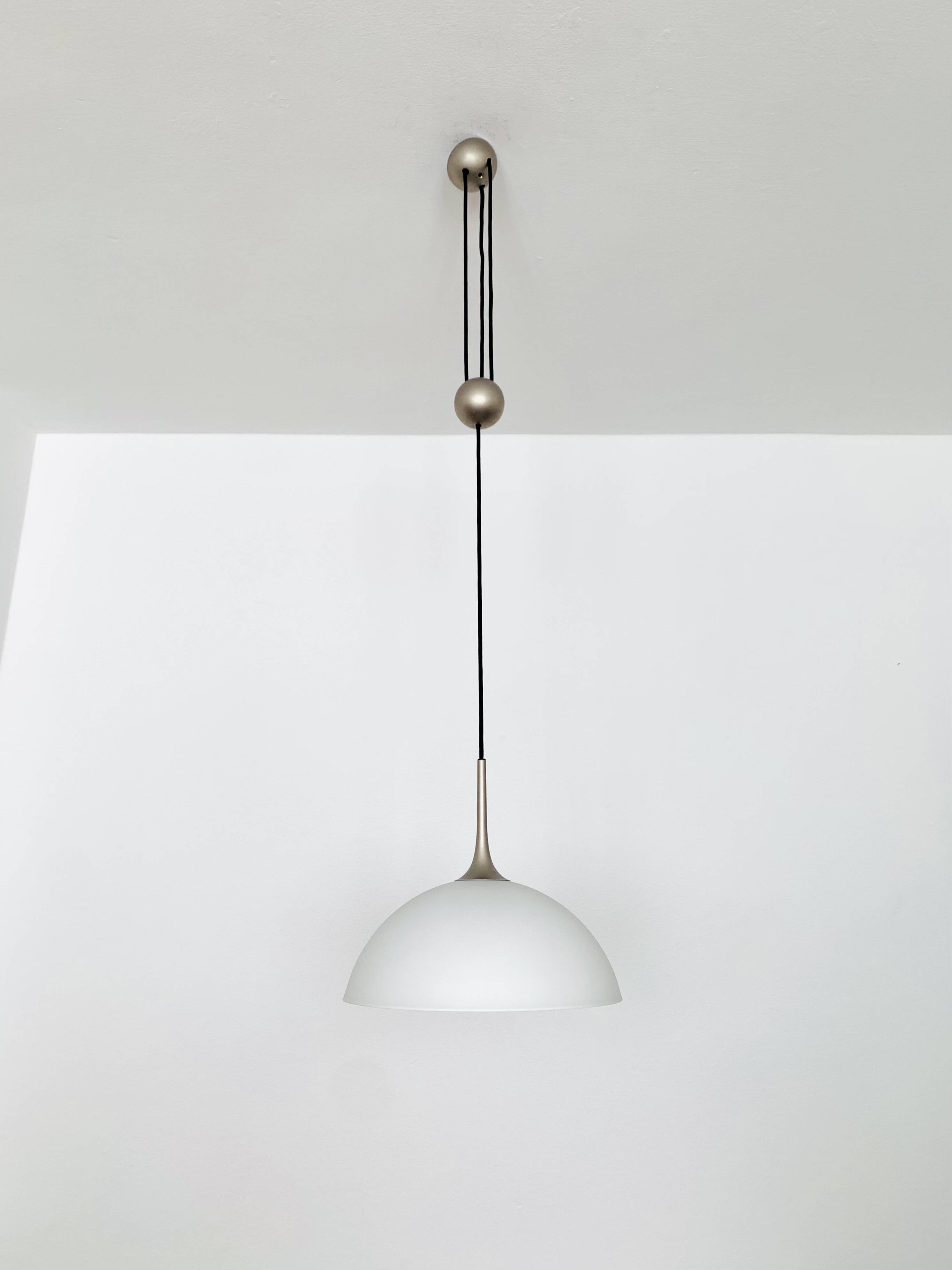 Opaline Posa 36 Pendant Lamp with Counterweight by Florian Schulz
