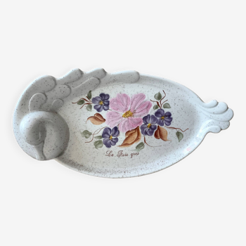 Ceramic foie gras serving dish