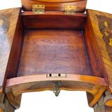 Coiffeuse forme rognon style louis XV début XX