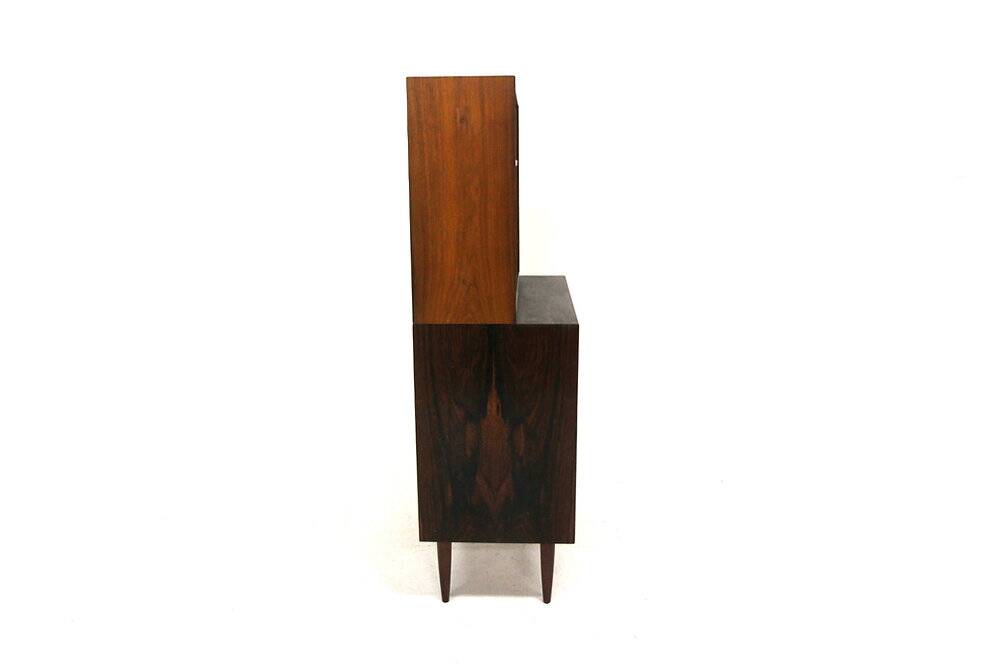 Scandinavian rosewood chest of drawers, Hjørnebo Møbelfabrik, Horsens, Denmark, 1960