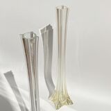 Lot of 2 soliflore vases
