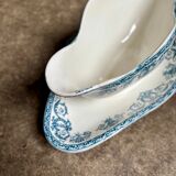 Léon Graves sauce boat in ironstone, "Marie-Louise" service.