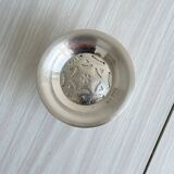 Silver-plated metal butter dish Coquillor