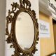 Baroque Style Oval Gold Mirror by Roberta Wood