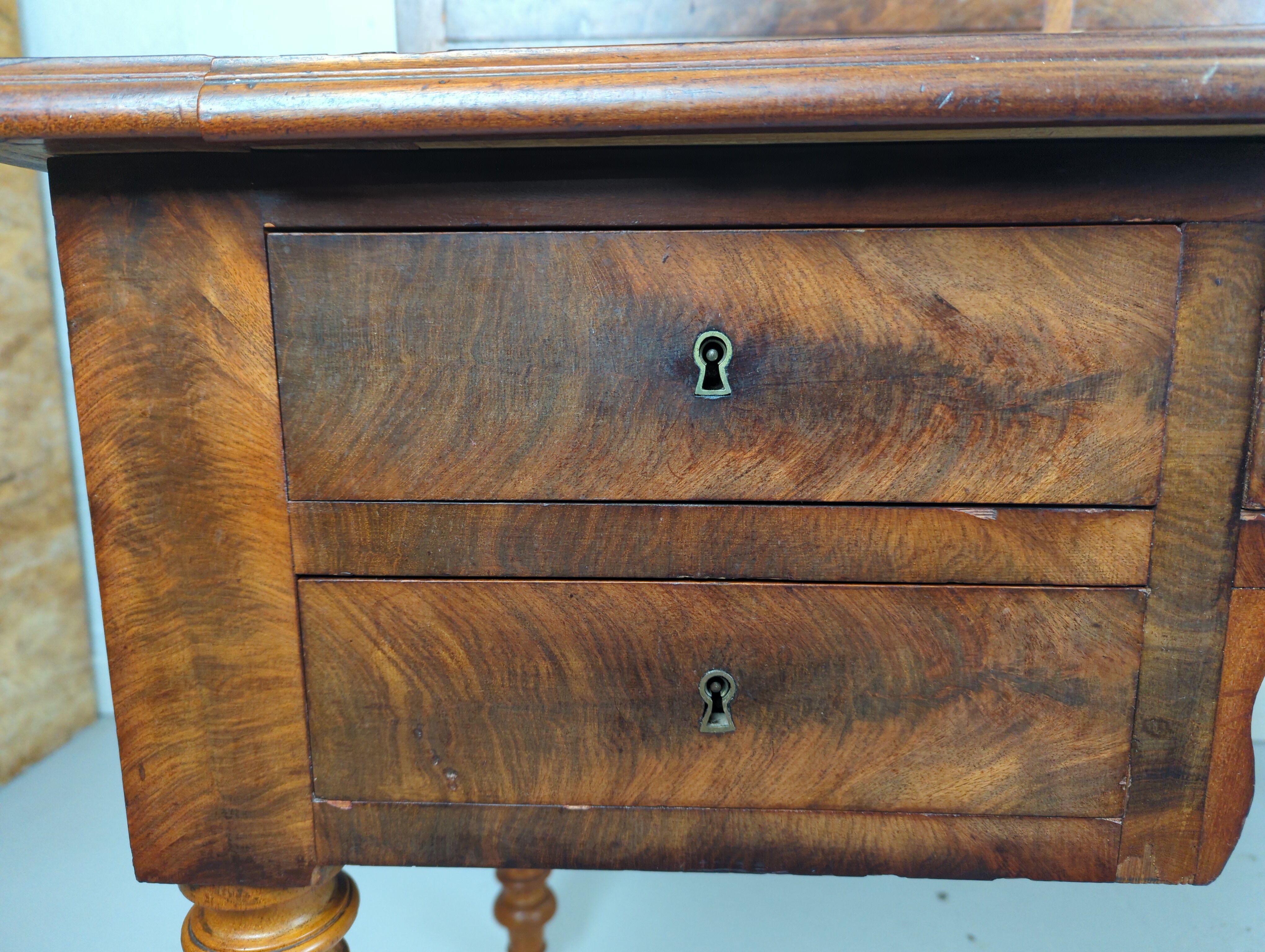 Bureau à gradin Louis-Philippe en acajou
