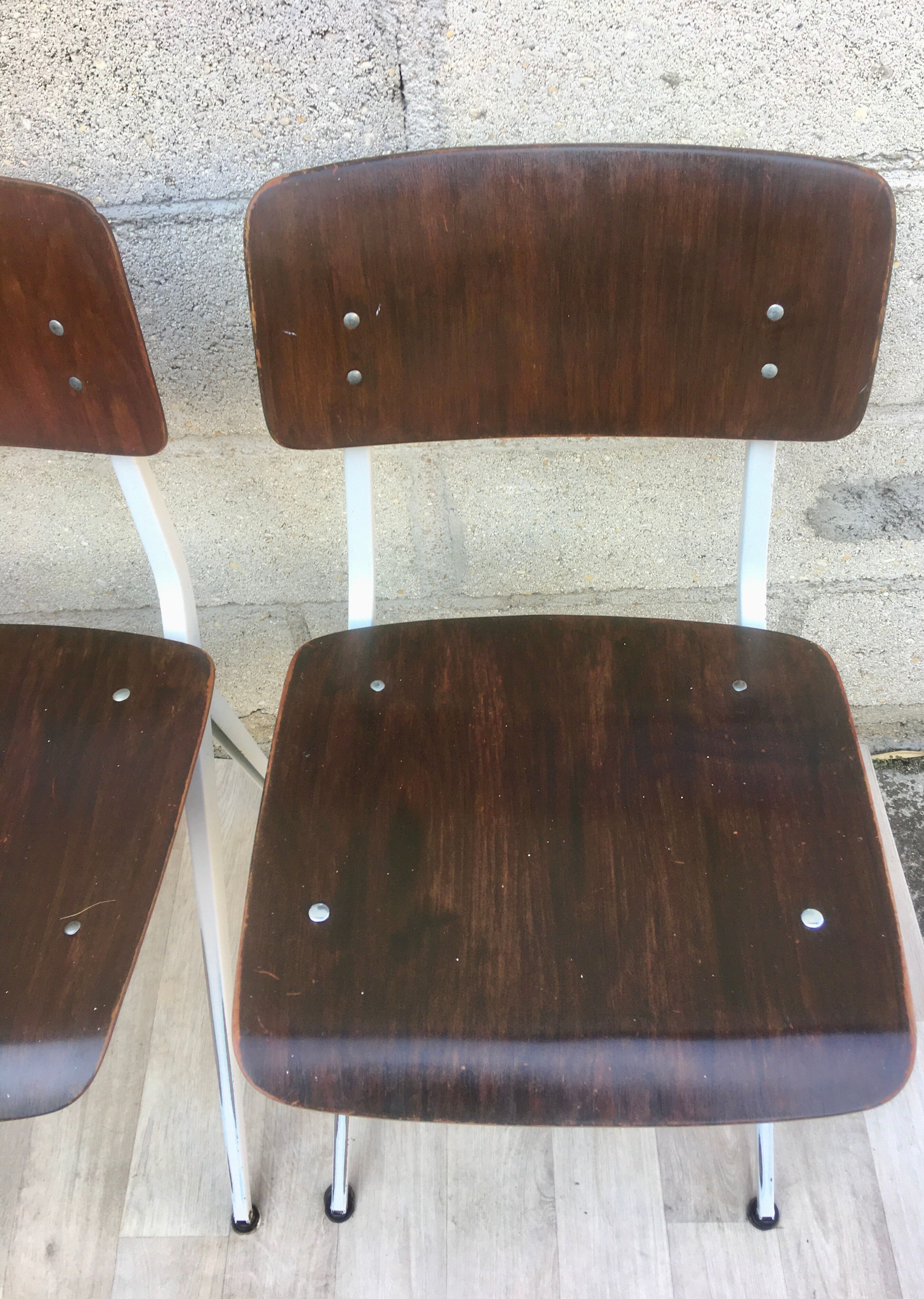 ♻️Set of 4 chairs Vintage and design Marko Kooistra