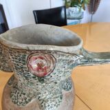 Vase Zoomorphe en grès signé années 60