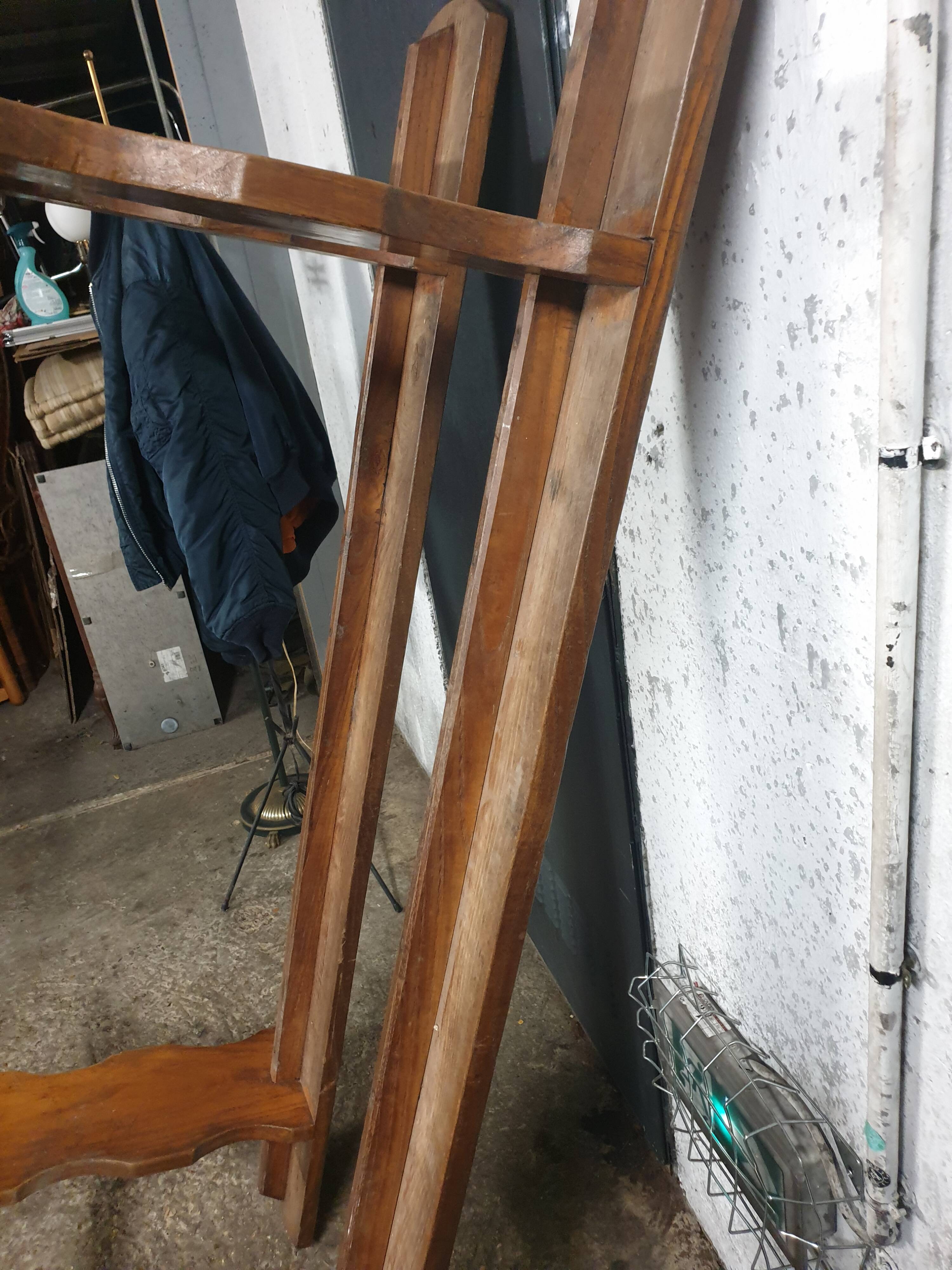 2 solid oak farm benches