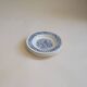 Set of 3 antique soup plates – blue floral decoration