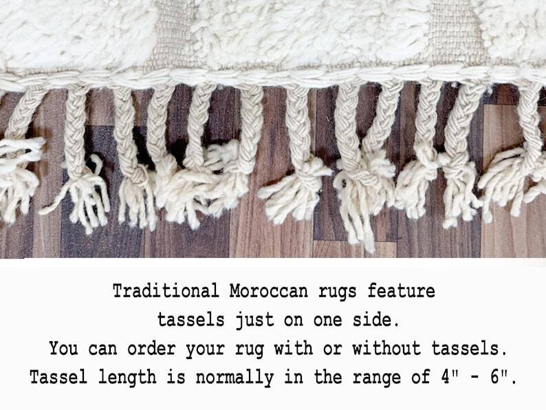 Beni Ourain wool rug 250/150cm