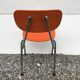 Orange skaï chair