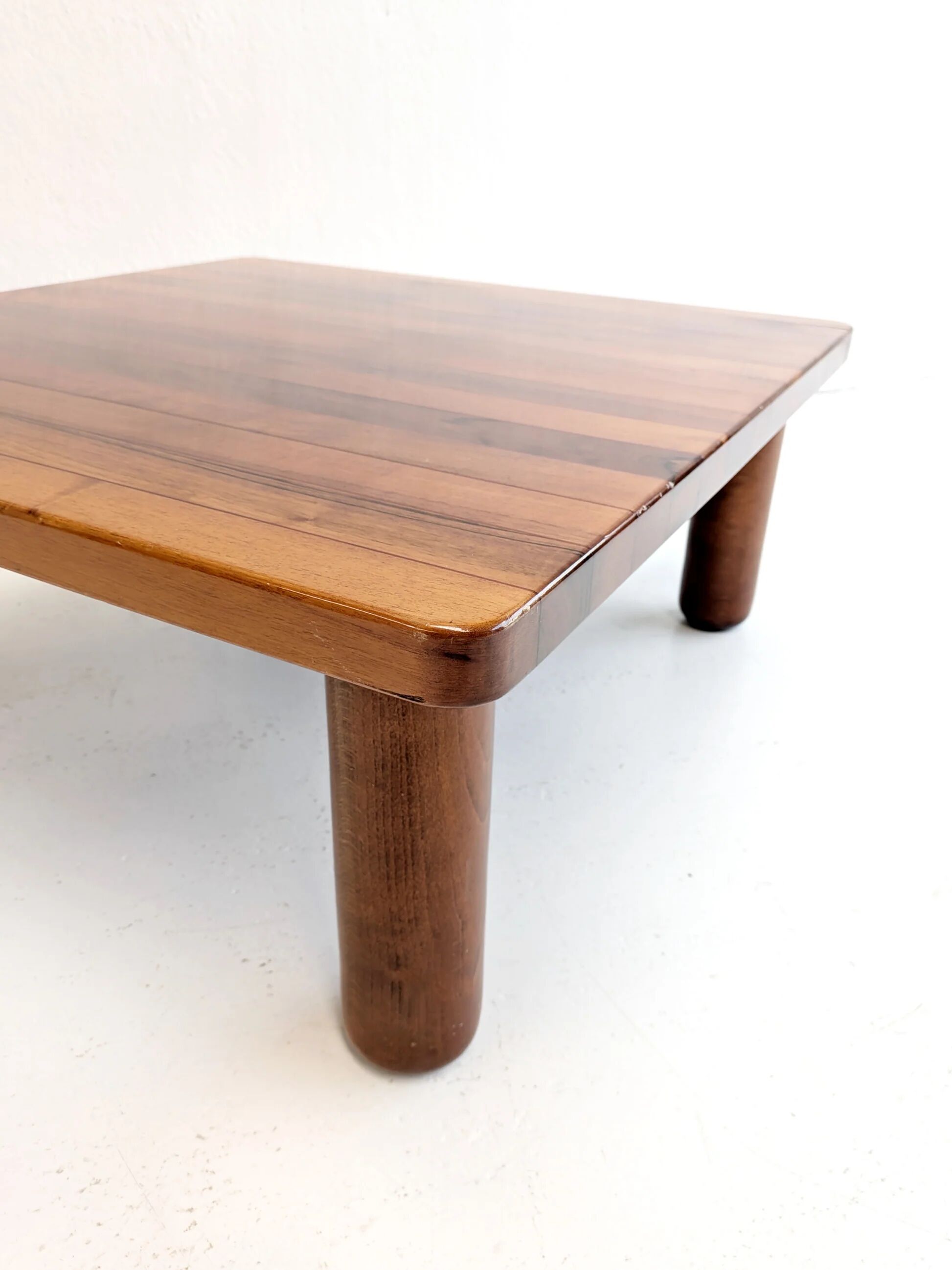 Italian walnut coffee table 1960s